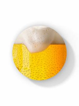 Macmerise - Chug It Pattern Circular Coaster