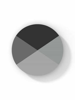 Macmerise - Criss Cross Grey Pattern Circular Coaster