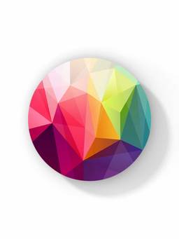 Macmerise - Crystal Art Pattern Circular Coaster