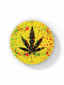 Macmerise - Rasta Splash Pattern Circular Coaster