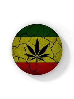 Macmerise - Rastafari Pattern Circular Coaster