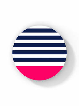 Macmerise - Simply Stripes Pattern Circular Coaster