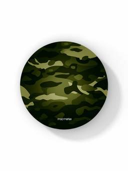 Macmerise - Camo Army Green Pattern Circular Coaster