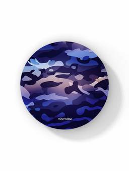 Macmerise - Camo Cyber Grape Pattern Circular Coaster