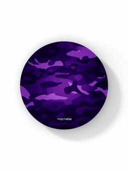 Macmerise - Camo Persian Indigo Pattern Circular Coaster