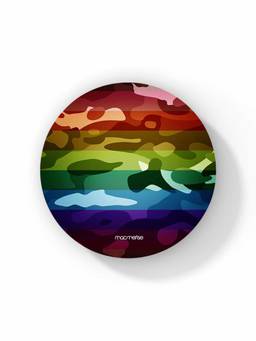 Macmerise - Camo Pride Pattern Circular Coaster