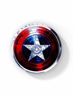 Macmerise - Captains Shield Decoded Pattern Circular Coaster