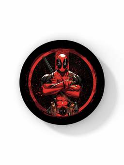 Macmerise - Deadpool Stance Pattern Circular Coaster