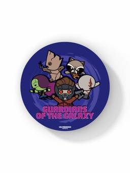Macmerise - Guardians Of The Galaxy Kawaii Pattern Circular Coaster