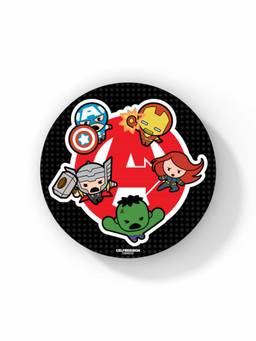 Macmerise - Avengers Kawaii Pattern Circular Coaster