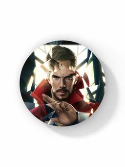 Macmerise - Doctor Strange Geometric Pattern Circular Coaster