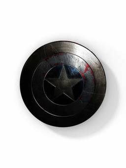 Macmerise - Rusted Captains Shield Pattern Circular Coaster