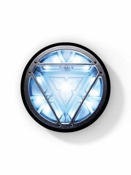 Macmerise - Ironman Arc Reactor Pattern Circular Coaster