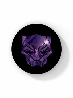 Macmerise - Black Panther Logo Pattern Circular Coaster