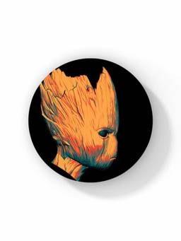 Macmerise - Illuminated Groot Pattern Circular Coaster