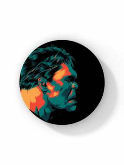 Macmerise - Illuminated Hulk Pattern Circular Coaster