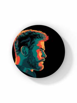 Macmerise - Illuminated Thor Pattern Circular Coaster