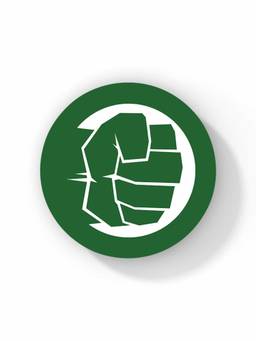 Macmerise - Hulk Fist Punch Pattern Circular Coaster