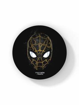 Macmerise - Spidey Black and Gold Pattern Circular Coaster