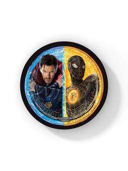 Macmerise - Strange Parker Alliance Pattern Circular Coaster