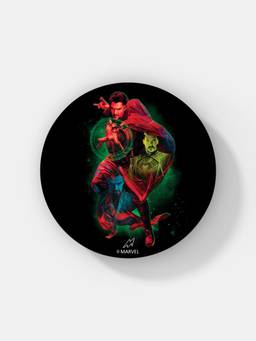 Macmerise - Dr Strange Triple Exposure Pattern Circular Coaster