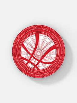Macmerise - Window of the Worlds Pattern Circular Coaster