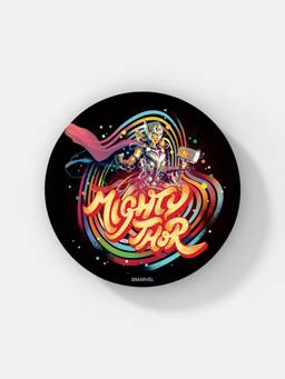 Macmerise - Bifrost Mighty Thor Pattern Circular Coaster