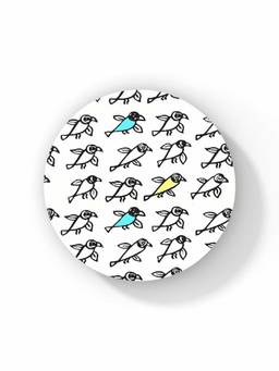 Macmerise - Masaba Bird Print Pattern Circular Coaster