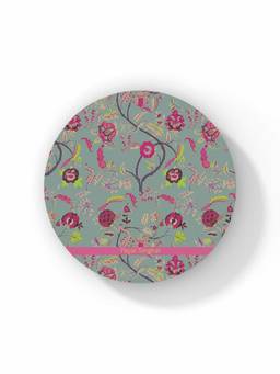 Macmerise - Payal Singhal Chintz Print Pattern Circular Coaster