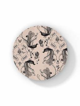 Macmerise - Payal Singhal Blush Arabic Jannat Pattern Circular Coaster