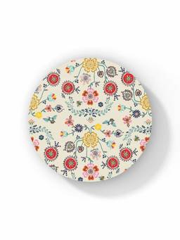 Macmerise - Payal Singhal Spring Pattern Circular Coaster