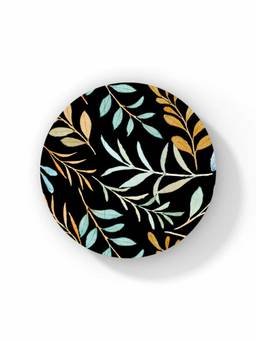 Macmerise - SK Aquatic beauty black Pattern Circular Coaster