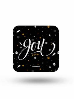 Macmerise - Christmas Joy Pattern Square Coaster