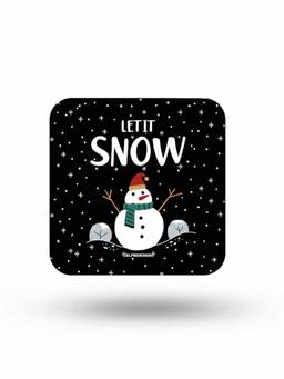 Macmerise - Let It Snow Pattern Square Coaster