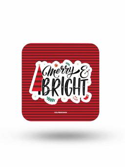 Macmerise - Merry Bright Pattern Square Coaster