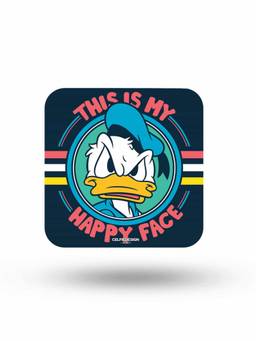 Macmerise - Donalds Happy Face Pattern Square Coaster