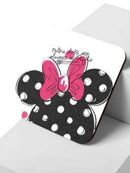 Macmerise - Polka Minnie Pattern Square Coaster