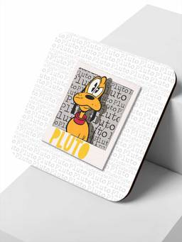 Macmerise - Hello Mr Pluto Pattern Square Coaster