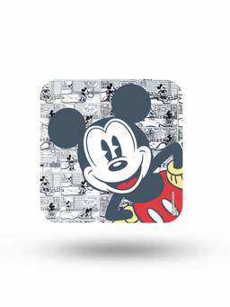 Macmerise - Mickey Comic strip Pattern Square Coaster