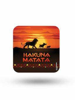 Macmerise - Hakuna Matata Pattern Square Coaster