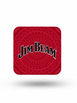 Macmerise - Jim Beam Kakau Pattern Square Coaster