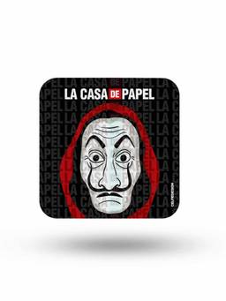 Macmerise - La Casa De Papel Pattern Square Coaster
