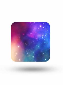 Macmerise - Sky Full of Stars Pattern Square Coaster