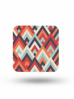 Macmerise - Symmetric Cheveron Pattern Square Coaster