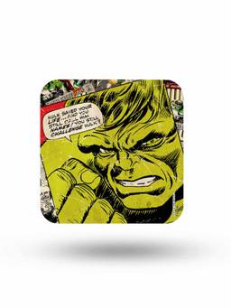 Macmerise - Comic Hulk Pattern Square Coaster