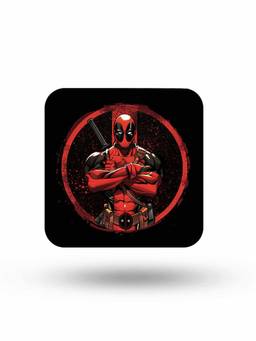 Macmerise - Deadpool Stance Pattern Square Coaster