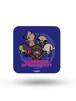 Macmerise - Guardians Of The Galaxy Kawaii Pattern Square Coaster