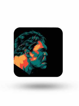 Macmerise - Illuminated Hulk Pattern Square Coaster