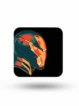 Macmerise - Illuminated Ironman Pattern Square Coaster