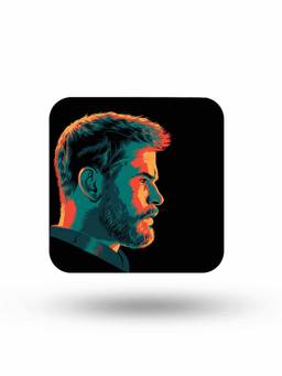 Macmerise - Illuminated Thor Pattern Square Coaster